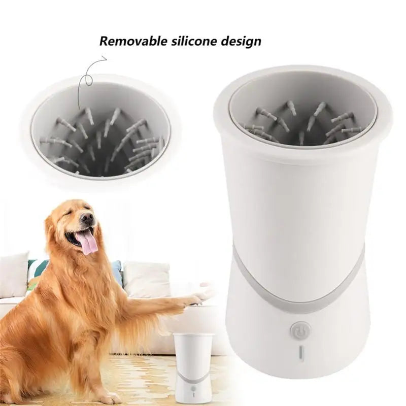 Electric Dog Paw Cleaner: The Ultimate Doggie Foot Bath for Pooches Who Love to Get Dirty!