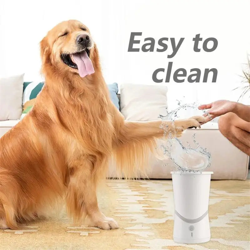 Electric Dog Paw Cleaner: The Ultimate Doggie Foot Bath for Pooches Who Love to Get Dirty!