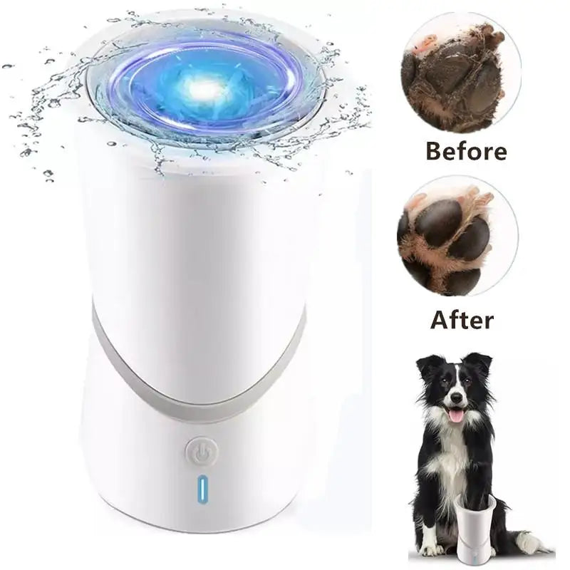 Electric Dog Paw Cleaner: The Ultimate Doggie Foot Bath for Pooches Who Love to Get Dirty!