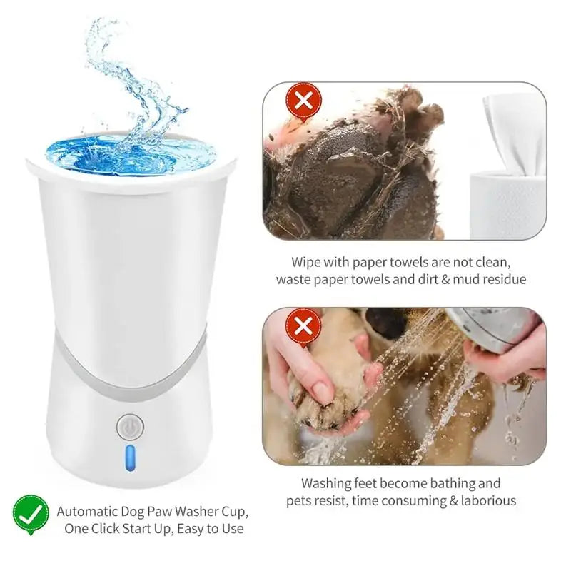 Electric Dog Paw Cleaner: The Ultimate Doggie Foot Bath for Pooches Who Love to Get Dirty!